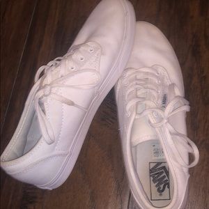 Womens White Vans